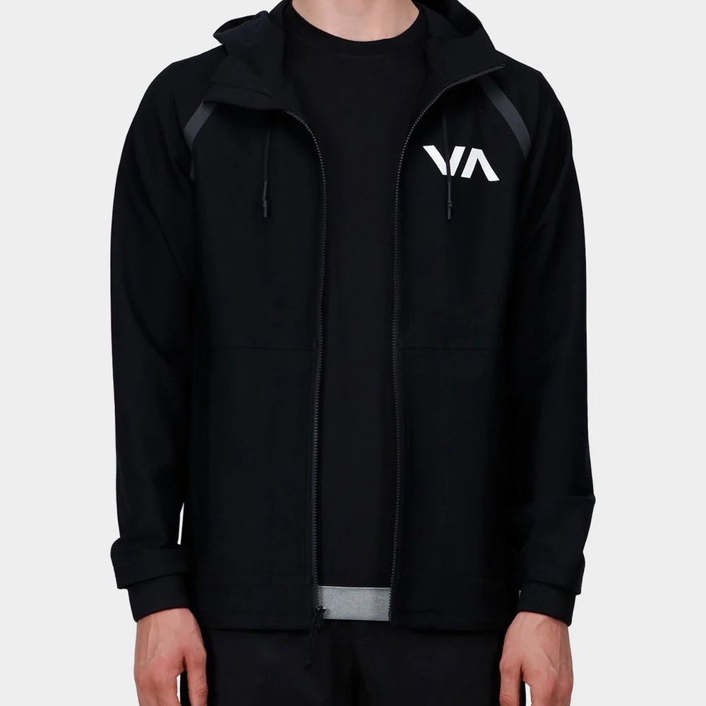 RVCA Grappler Black Jacket Mens Small NWT - Picture 1 of 11
